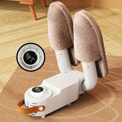 2-in-1 Electric Shoe Dryer & Boot Warmer | Intelligent Timer | Portable Fast Drying & Odor Removal
