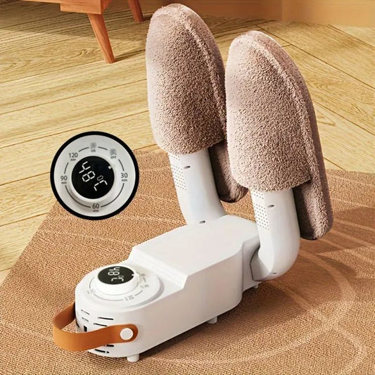 2-in-1 Electric Shoe Dryer & Boot Warmer | Intelligent Timer | Portable Fast Drying & Odor Removal